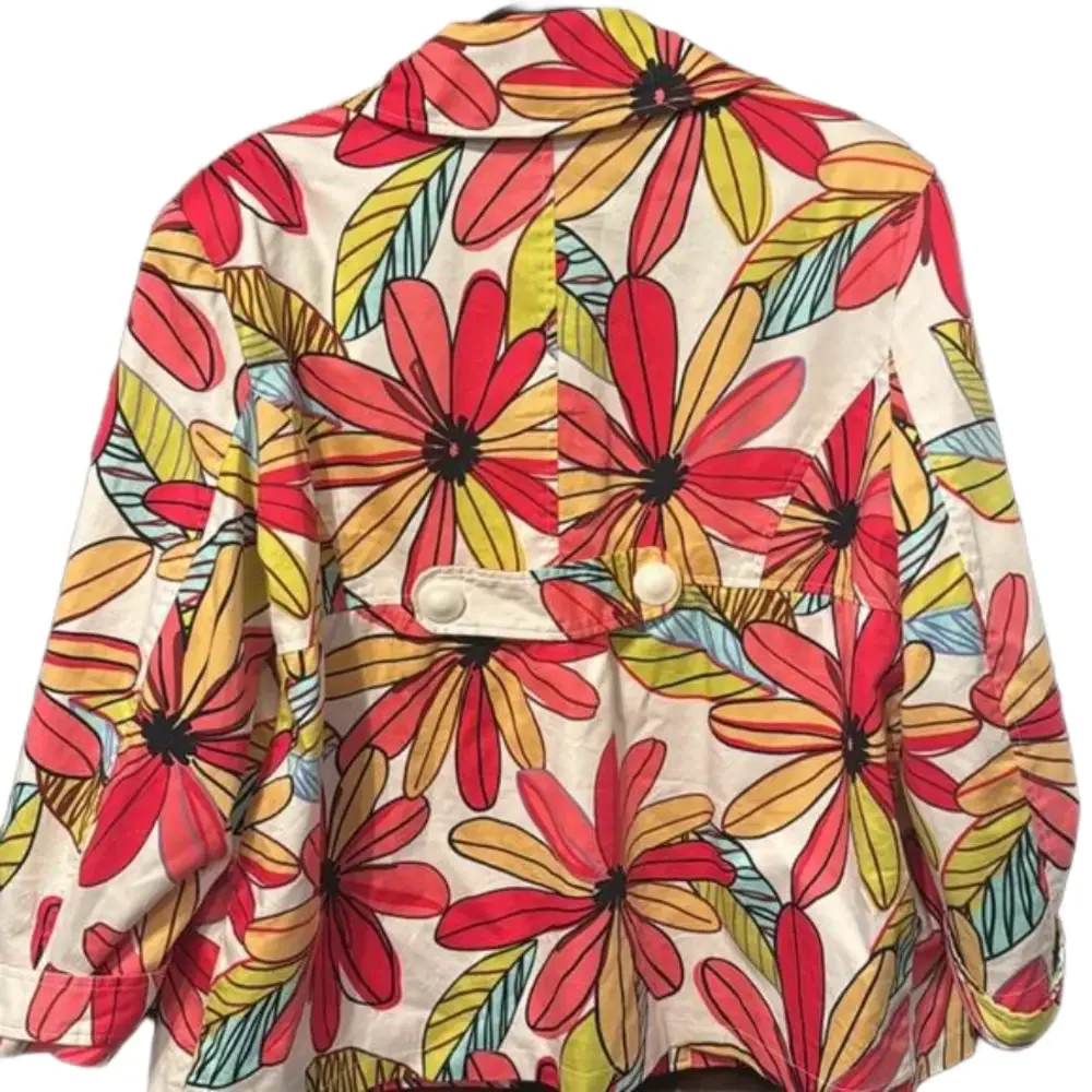CR Sportswear Vibrant Floral Jacket Size 16